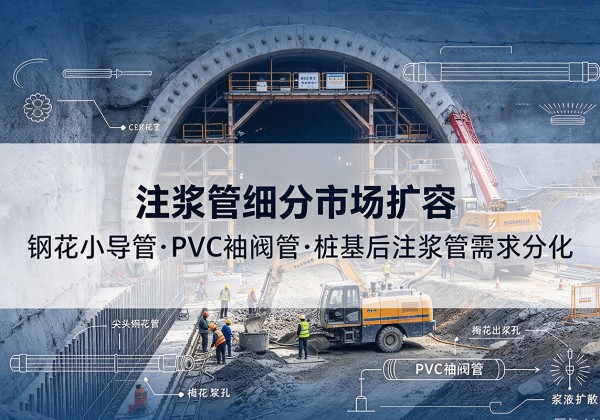 聂拉木注浆管细分市场扩容，隧道钢花小导管、PVC 袖阀管、桩基后注浆管需求分化